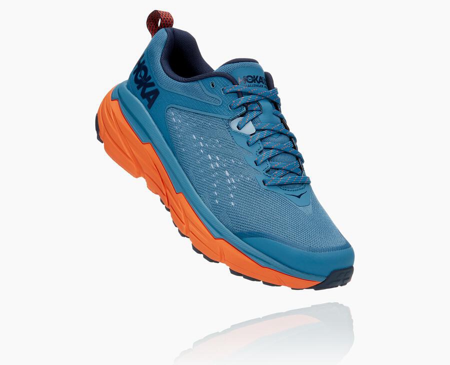 Hoka One One Challenger Atr 6 - Men's Trail Shoes - Blue - UK 895HEYPON